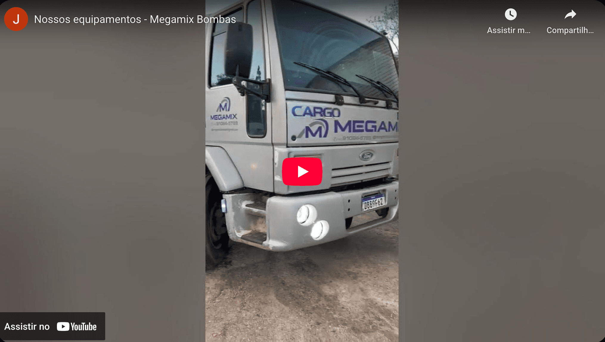 Vídeo: Bomba em operação